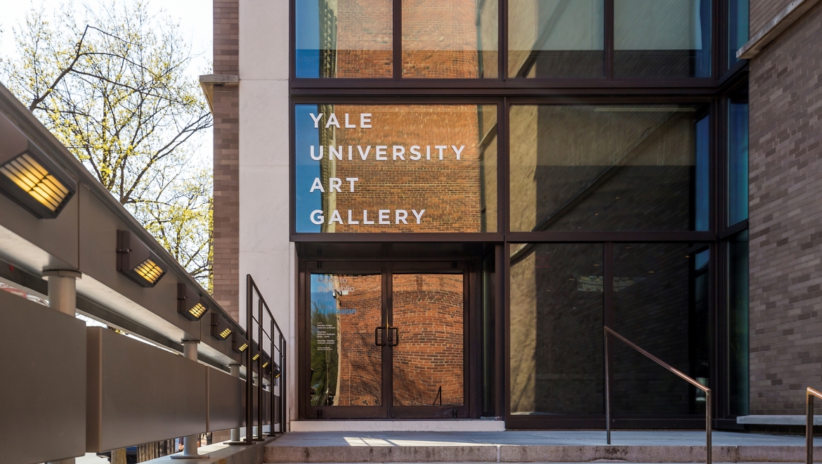 someone working in the studio at Yale School of Arts