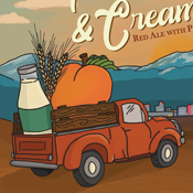 Peaches & Cream Beer Label