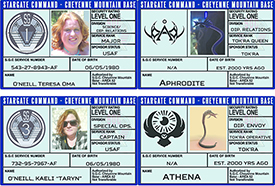 Stargate Command ID Badges