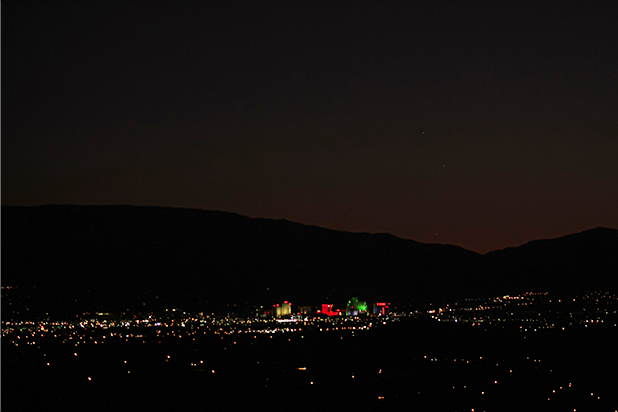 photo of Reno, NV at night