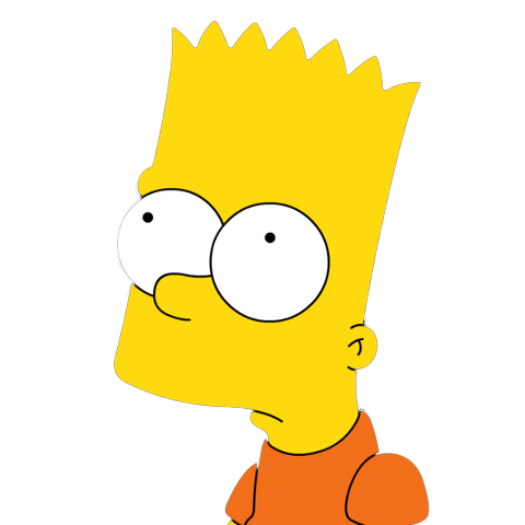 bart simpson looking innocent