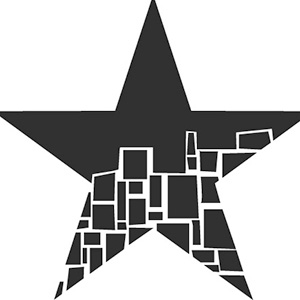 black star student project using Adobe Illustrator for the first time