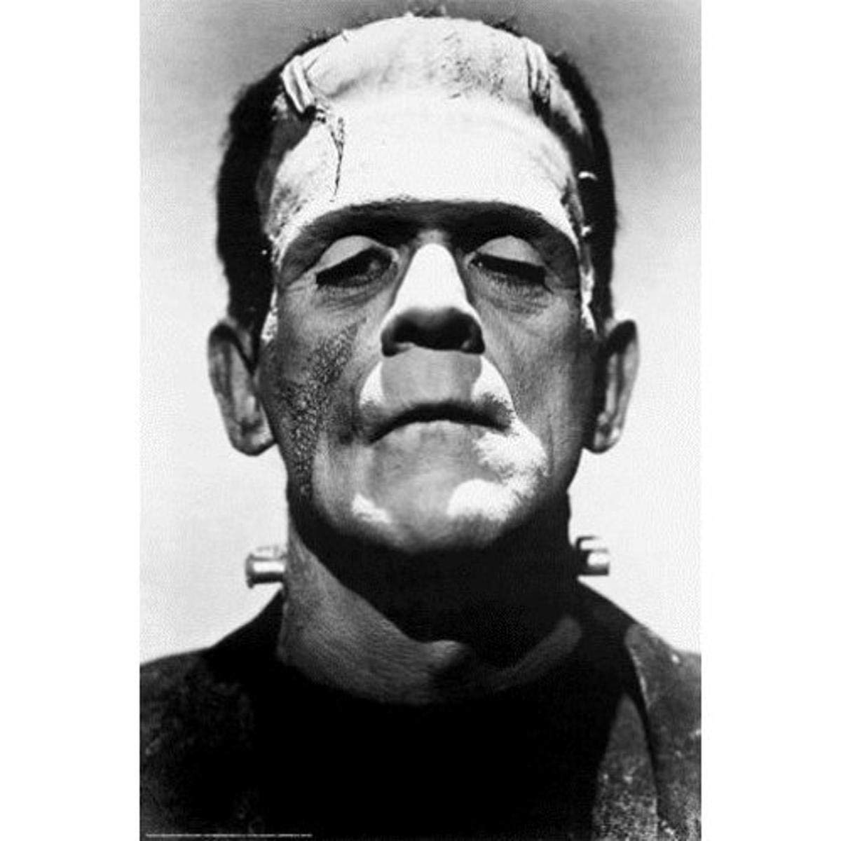 classic black and white frankenstein