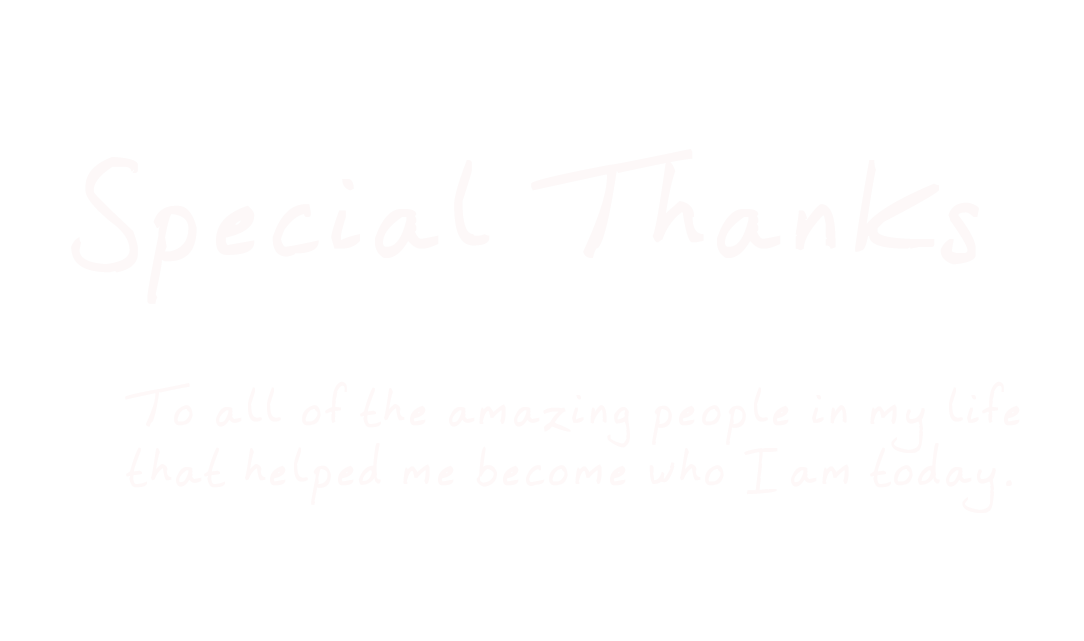 special thanks