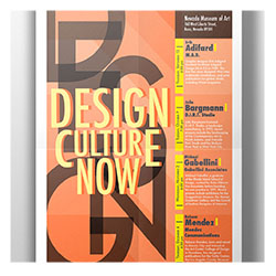 Design Culture Now Poster